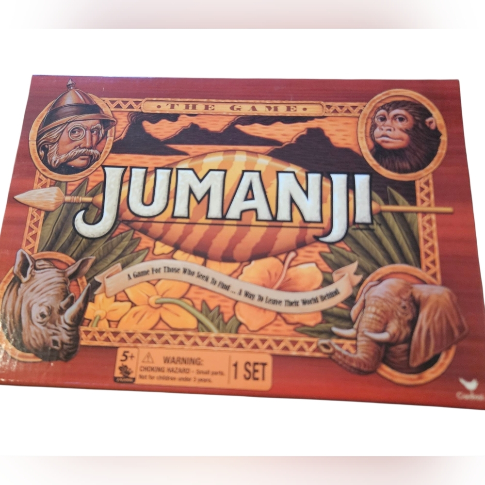 Jumanji Card Board Game Cardinal 2017 Small Light Version